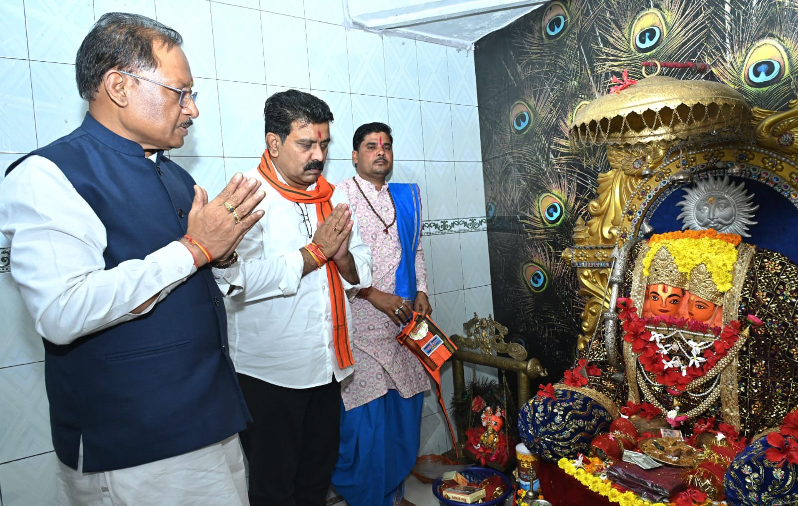 मुख्यमंत्री श्री विष्णु देव साय ने माता कौशल्या की पूजा-अर्चना कर प्रदेशवासियों की सुख-समृद्धि की कामना की