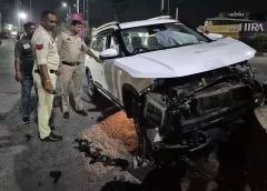 मौत बनकर दौड़ी नशा तस्कर की कार; तेलीबांधा में ट्रक से जोरदार भिड़ंत, काले धंधे का ऐसे हुआ पर्दाफाश