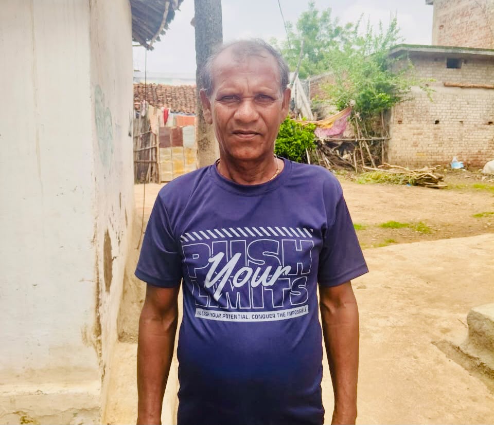 दीनदयाल उपाध्याय भूमिहीन कृषि मजदूर कल्याण योजना के लाभार्थी घुरउ डहरिया